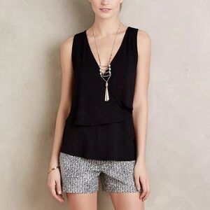 Anthropologie Deletta Valma Tiered Tank